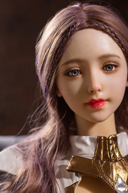 170cm E-Cup Silicone Head TPE Body Realistic Cute Purple Hair Sex Doll - Faryndis for Sale | DollsLover Official Store | Qita Doll