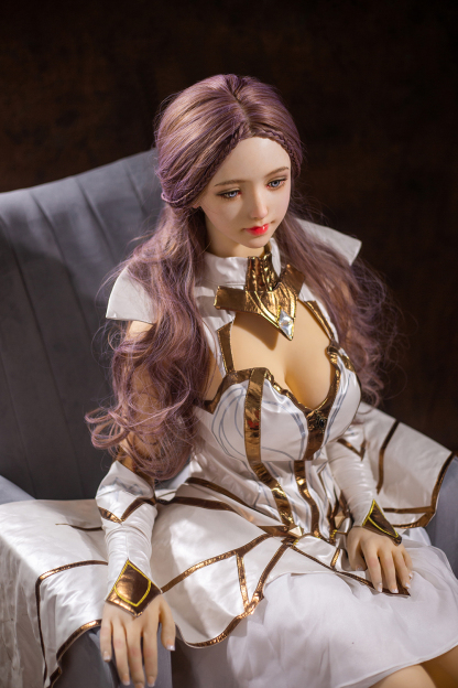 170cm E-Cup Silicone Head TPE Body Realistic Cute Purple Hair Sex Doll - Faryndis for Sale | DollsLover Official Store | Qita Doll