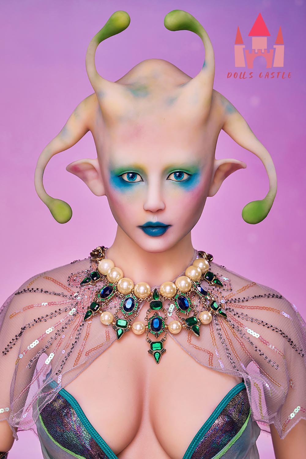 166cm D-Cup TPE Sex Doll - Brisella Sci-Fi Alien Sex Doll with Curvy Body, Soft TPE Skin and Sophisticated Female Style