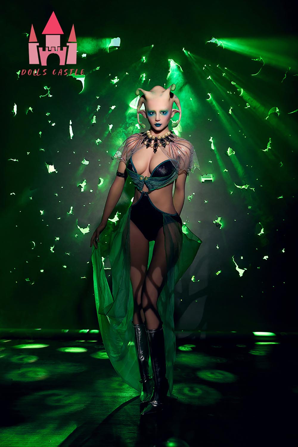 166cm D-Cup TPE Sex Doll - Brisella Sci-Fi Alien Sex Doll with Curvy Body, Soft TPE Skin and Sophisticated Female Style