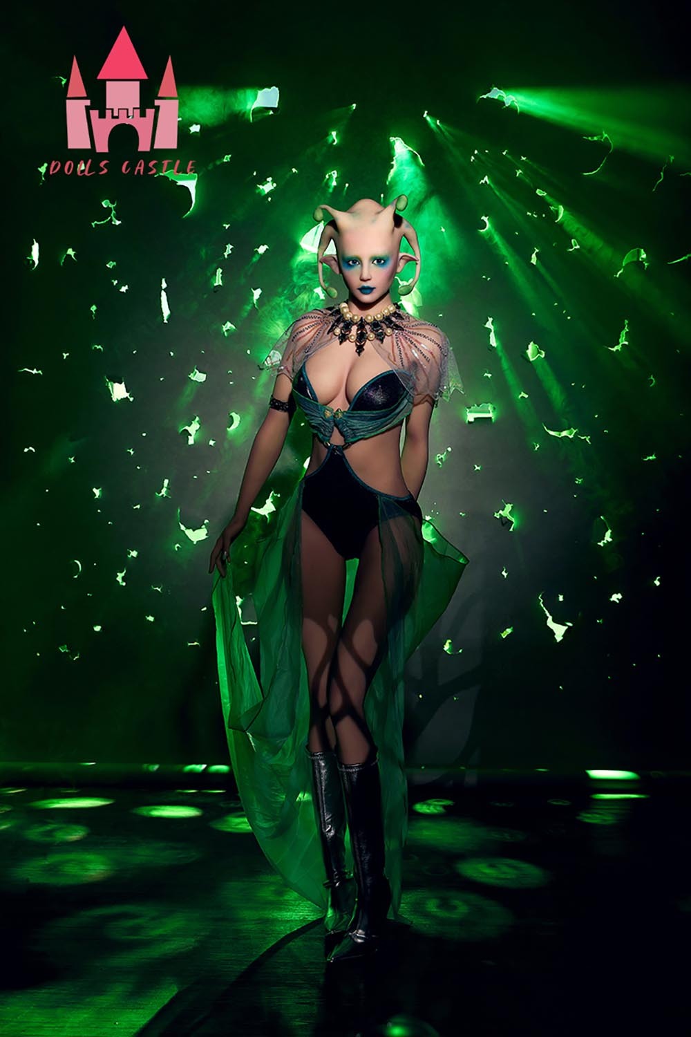 166cm D-Cup TPE Sex Doll - Brisella Sci-Fi Alien Sex Doll with Curvy Body, Soft TPE Skin and Sophisticated Female Style