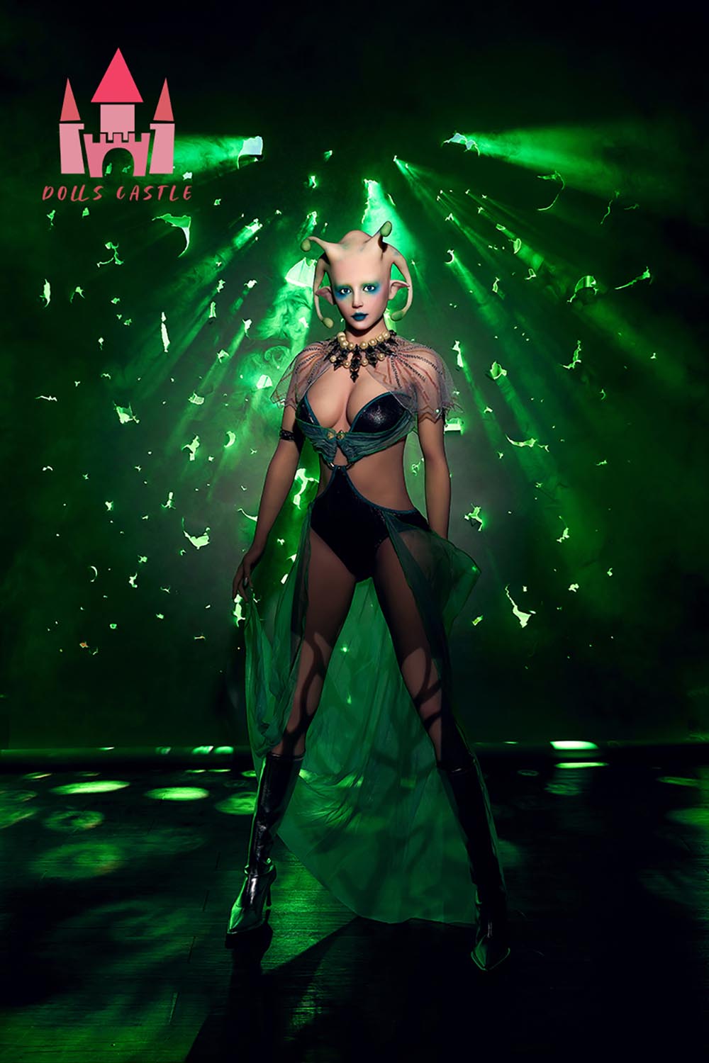 166cm D-Cup TPE Sex Doll - Brisella Sci-Fi Alien Sex Doll with Curvy Body, Soft TPE Skin and Sophisticated Female Style