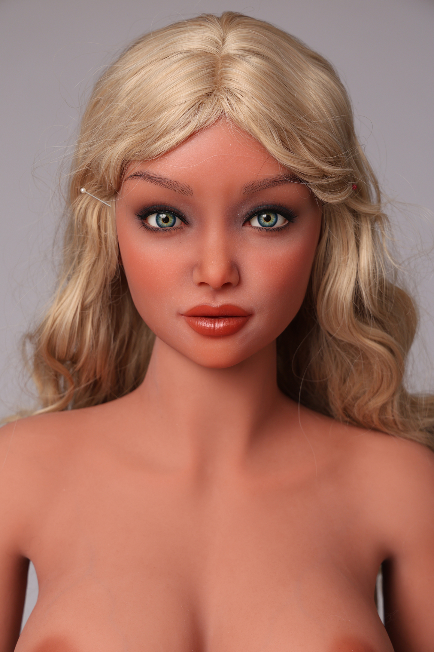 166cm/5ft5 C-Cup Silicone Head Sex Doll - Shalina | Lifelike Blonde, Sexy, Tanned European Look