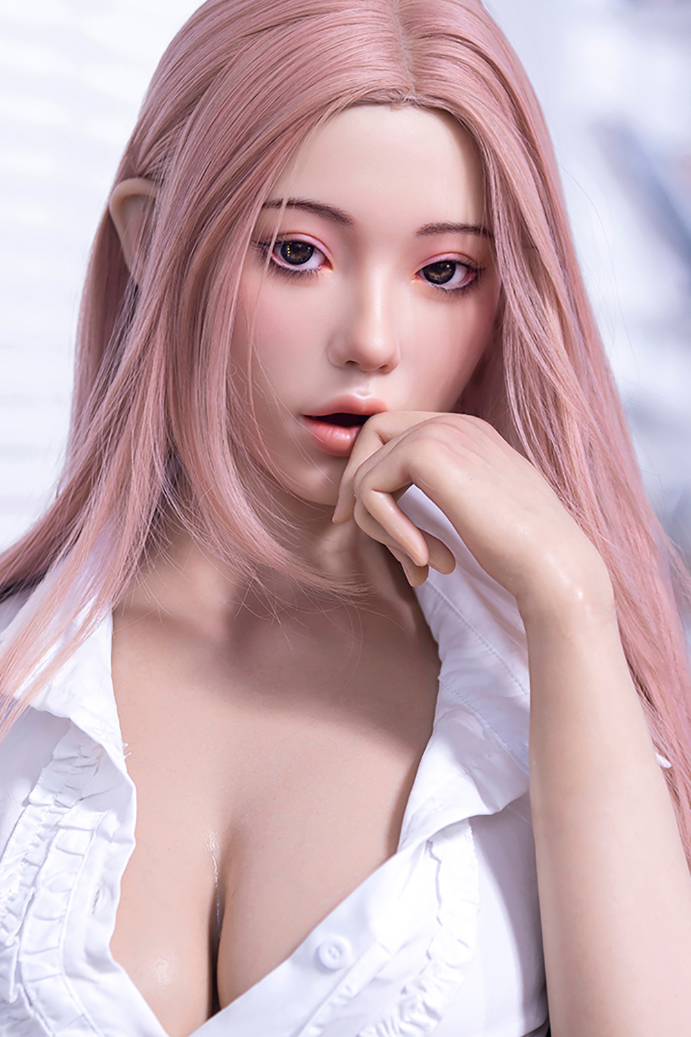 163cm D-Cup Silicone Sex Doll - Azrielle Busty Silicone Goddess, Ultra-Soft Touch & Golden Ratio Body