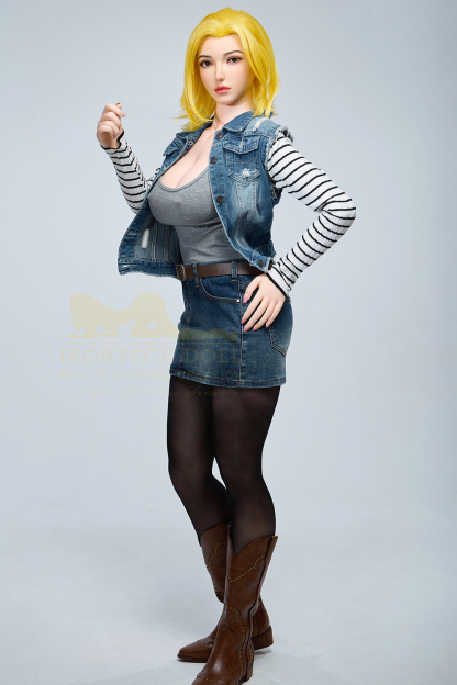 159cm/5ft3 F-Cup Silicone Sex Doll – Quenitha-DollsLover Official Store