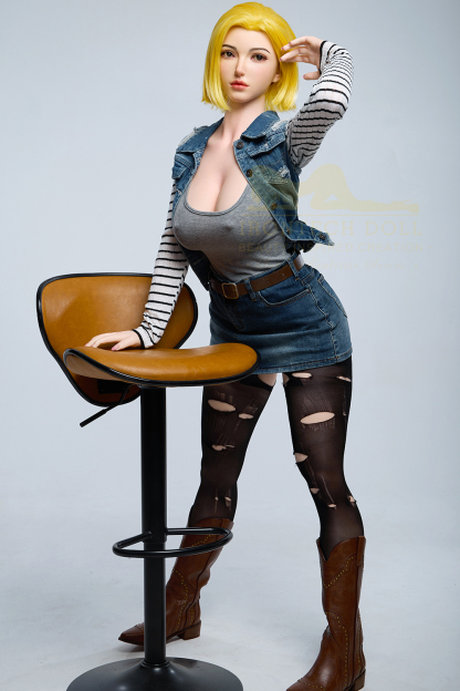 159cm/5ft3 F-Cup Silicone Sex Doll – Quenitha-DollsLover Official Store