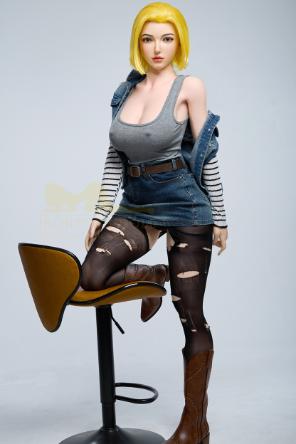 159cm/5ft3 F-Cup Silicone Sex Doll – Quenitha-DollsLover Official Store