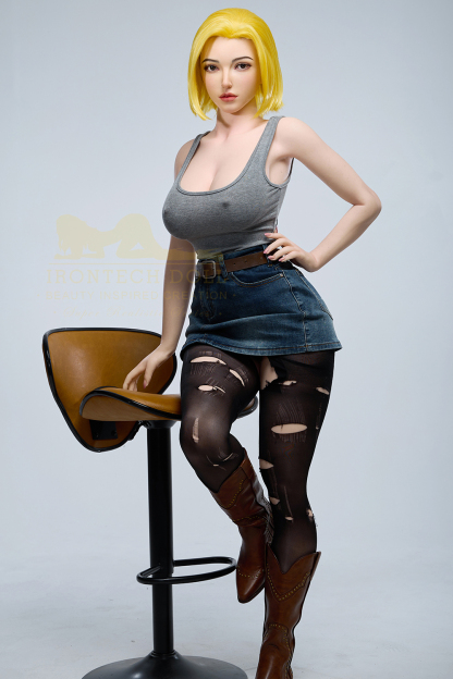 159cm/5ft3 F-Cup Silicone Sex Doll – Quenitha-DollsLover Official Store