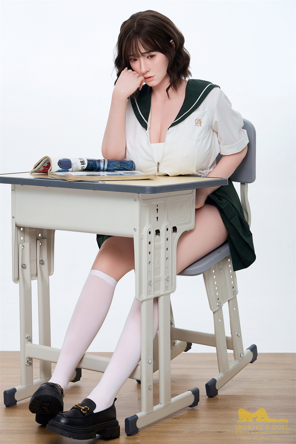 162cm/5ft4 H-Cup Silicone Sex Doll – Marshmallow