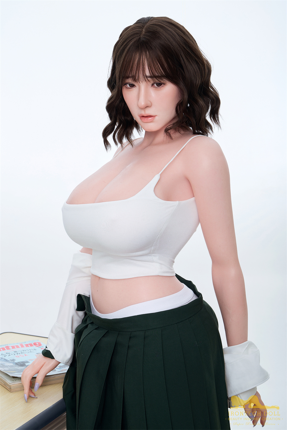 162cm/5ft4 H-Cup Silicone Sex Doll – Marshmallow