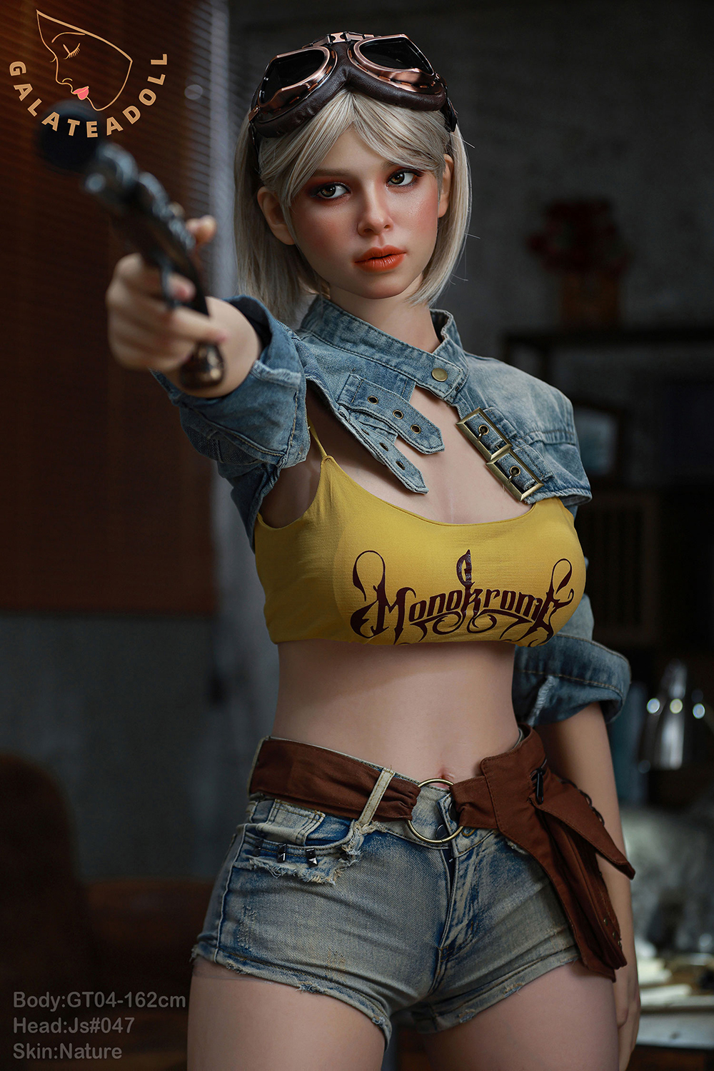 162cm D-Cup Silicone Sex Doll - Pryndelle Top-Quality Silicone Sex Doll, True-to-Life Touch & Delicate Feel