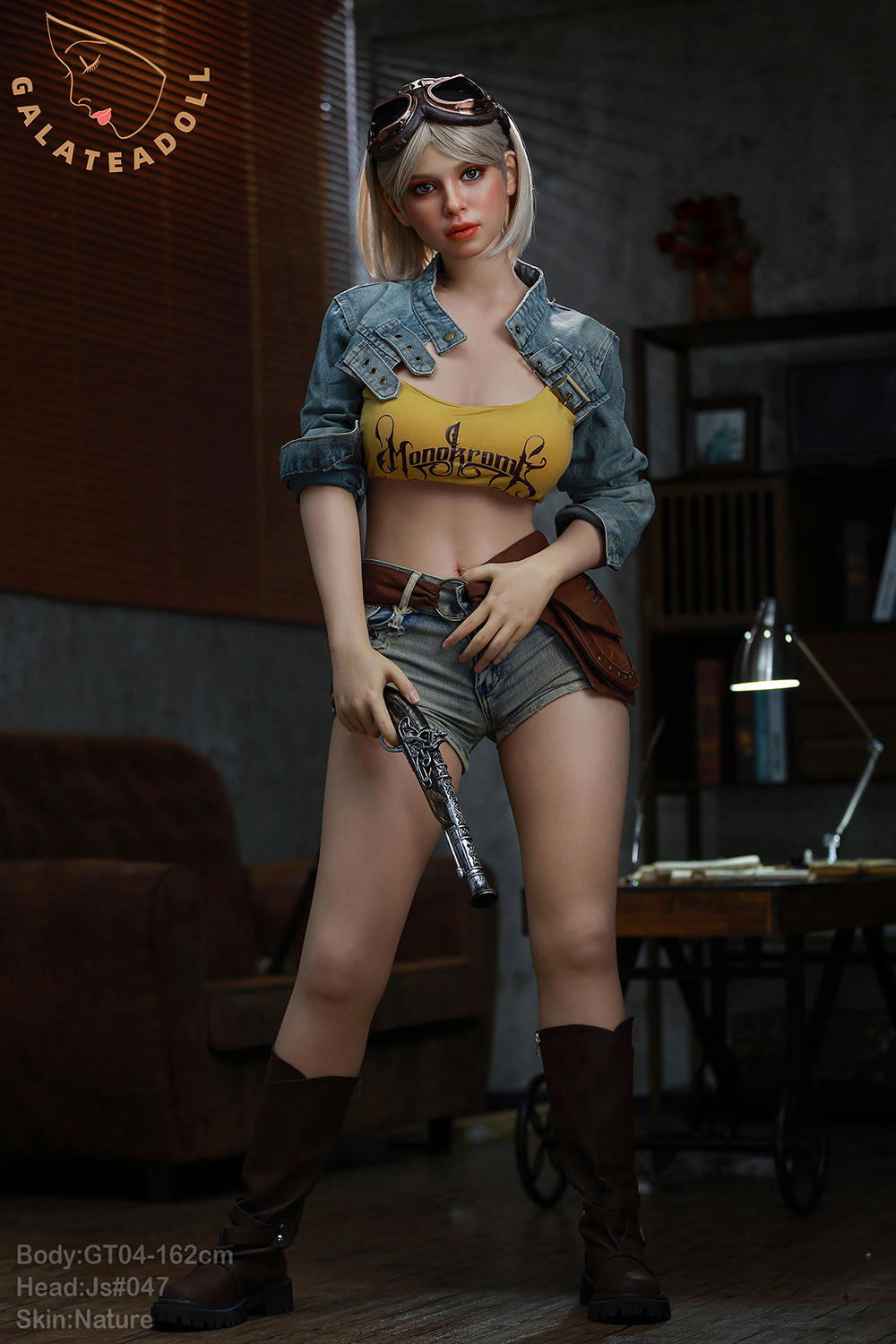 162cm D-Cup Silicone Sex Doll - Pryndelle Top-Quality Silicone Sex Doll, True-to-Life Touch & Delicate Feel