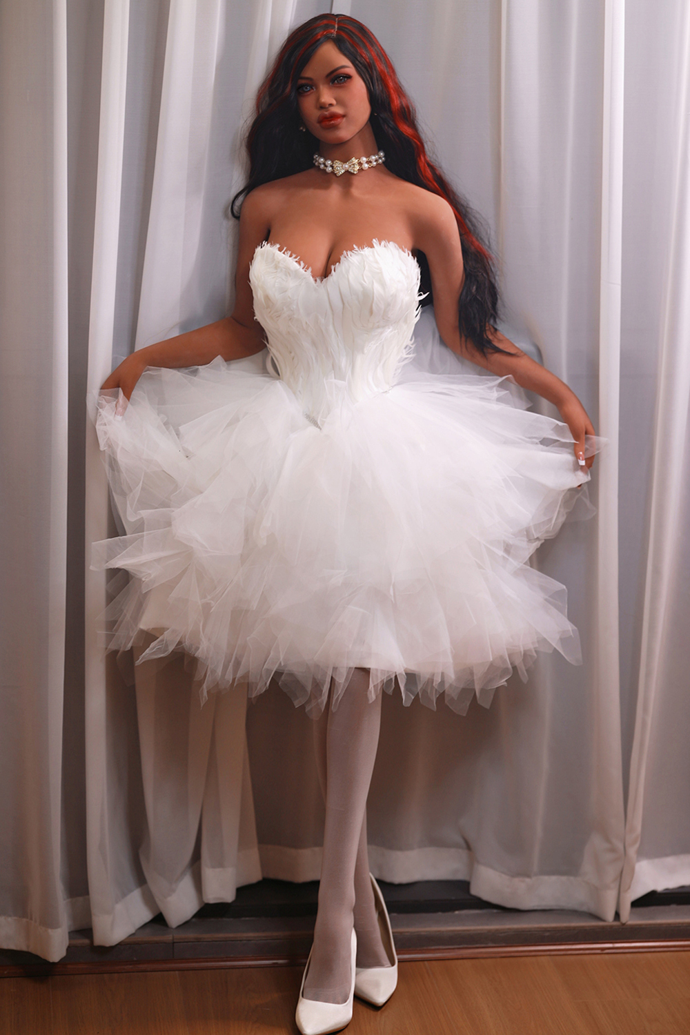 150cm B-Cup TPE Sex Doll - Pranith Ultra-Realistic TPE Sex Doll with Soft Skin Texture