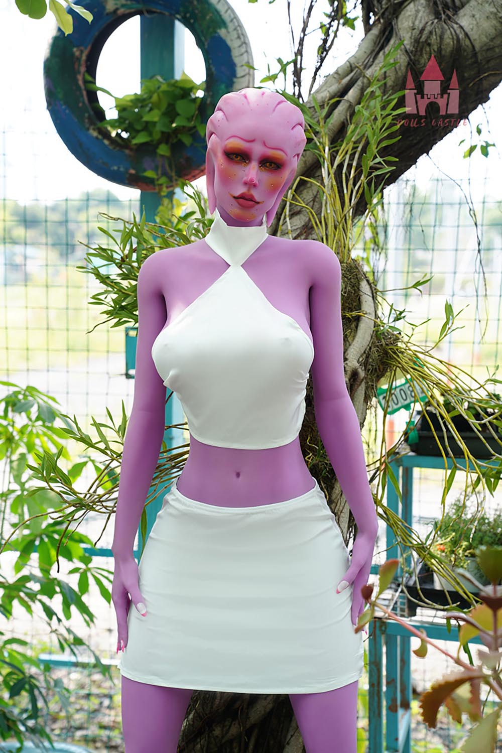 170cm E-Cup TPE Sex Doll - Faerelle Mature Alien Look TPE Doll, Curvy Figure & Life-Size Design