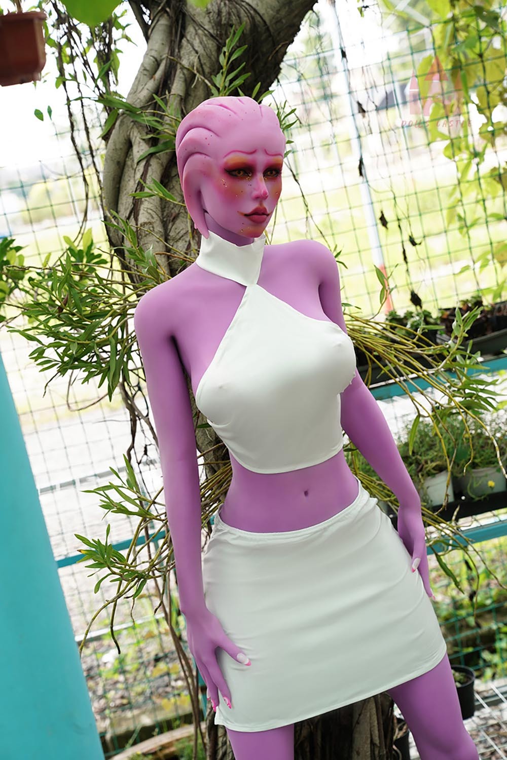 170cm E-Cup TPE Sex Doll - Faerelle Mature Alien Look TPE Doll, Curvy Figure & Life-Size Design