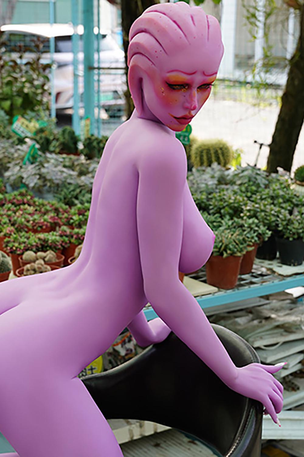 170cm E-Cup TPE Sex Doll - Faerelle Mature Alien Look TPE Doll, Curvy Figure & Life-Size Design