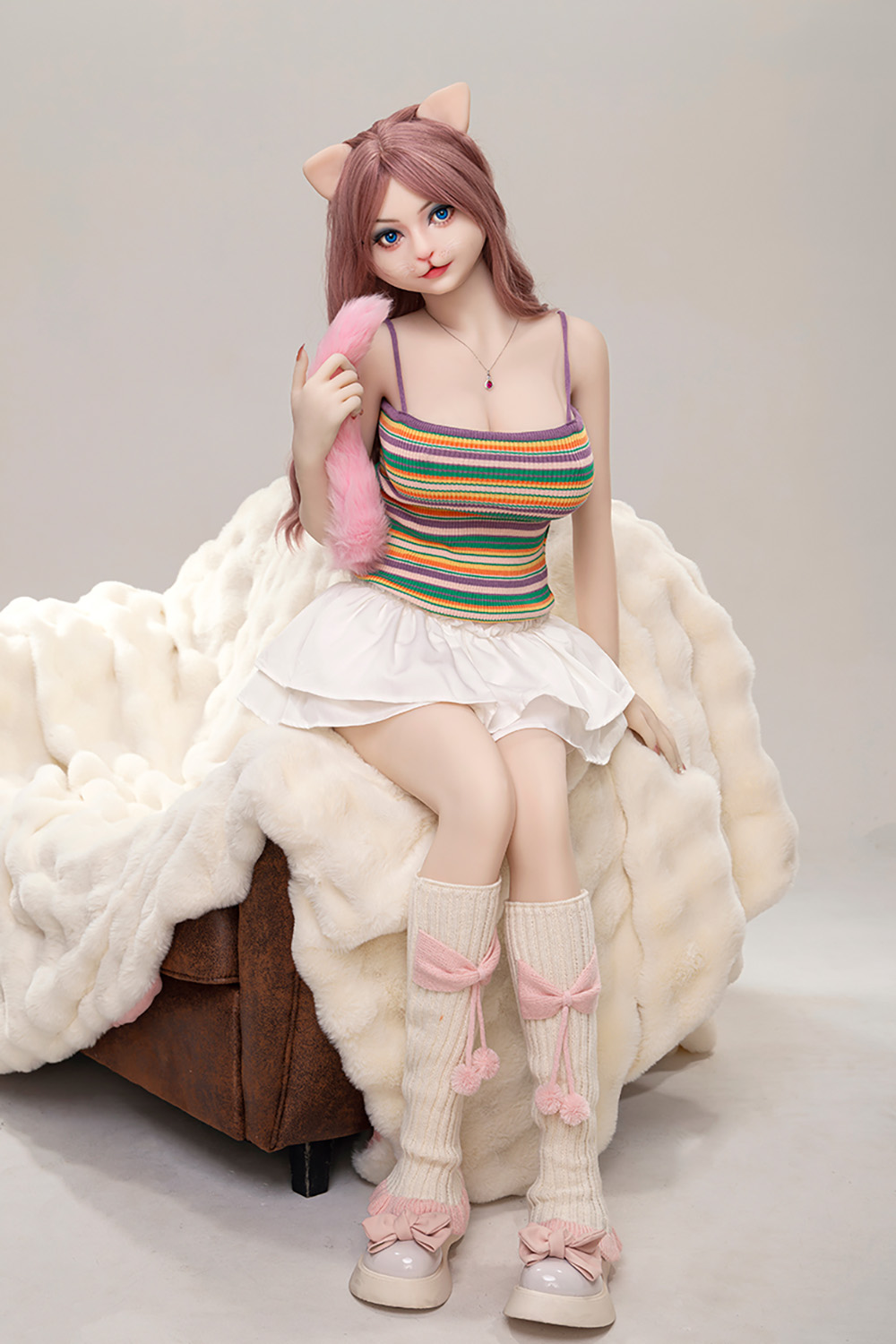 156cm E-Cup TPE Sex Doll - Yavessa Busty Sci-Fi Cat Animal  Sex Doll Made of Realistic TPE, Full Size Female with Curvy Body