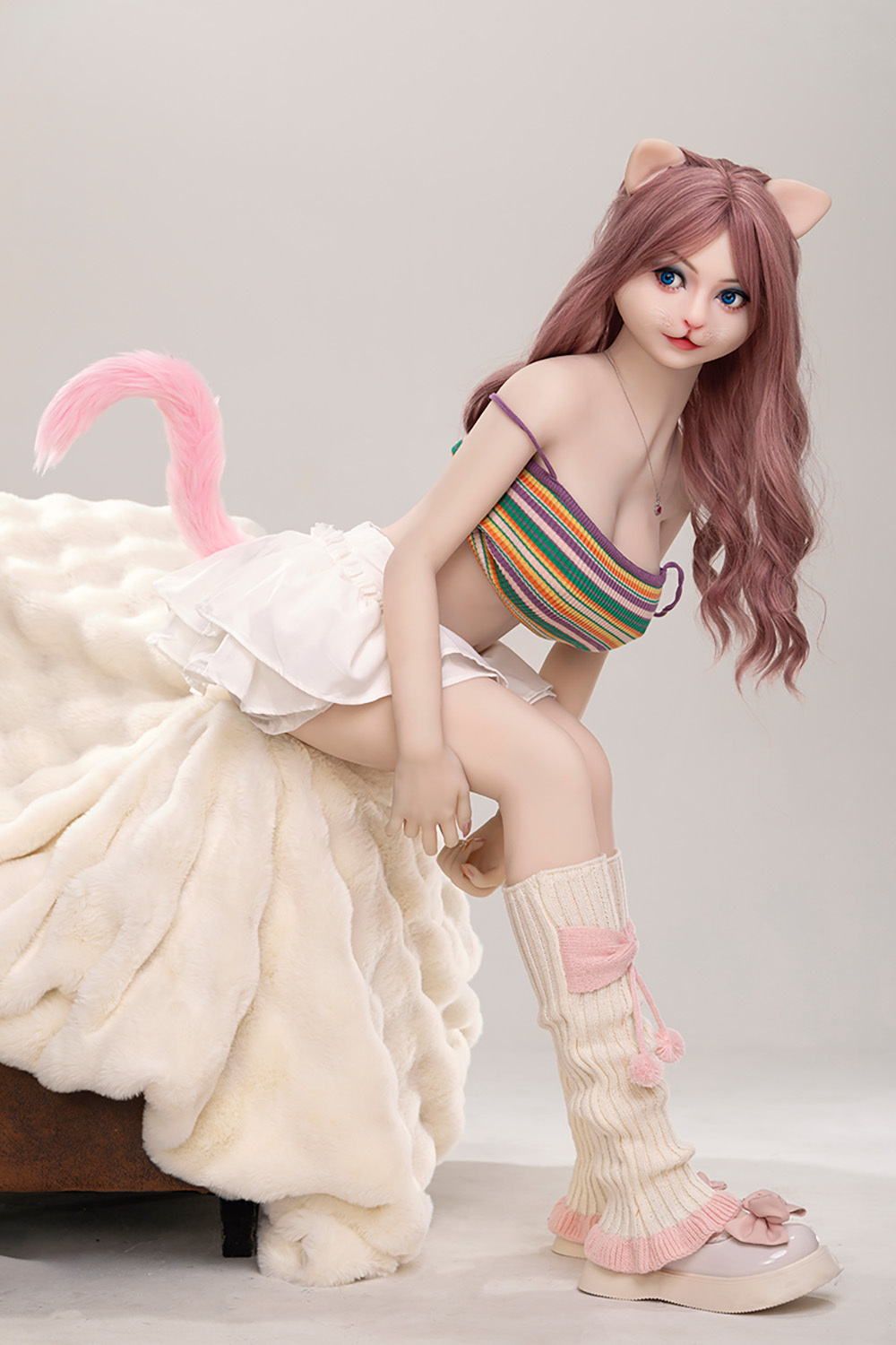 156cm E-Cup TPE Sex Doll - Yavessa Busty Sci-Fi Cat Animal  Sex Doll Made of Realistic TPE, Full Size Female with Curvy Body