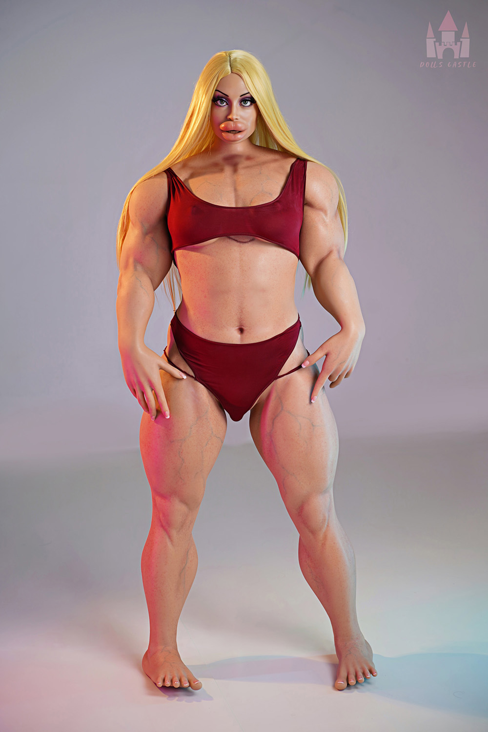 160cm B-Cup Shemale Silicone Sex Doll - Marovelle Western Face Trans Doll – Busty Silicone Body