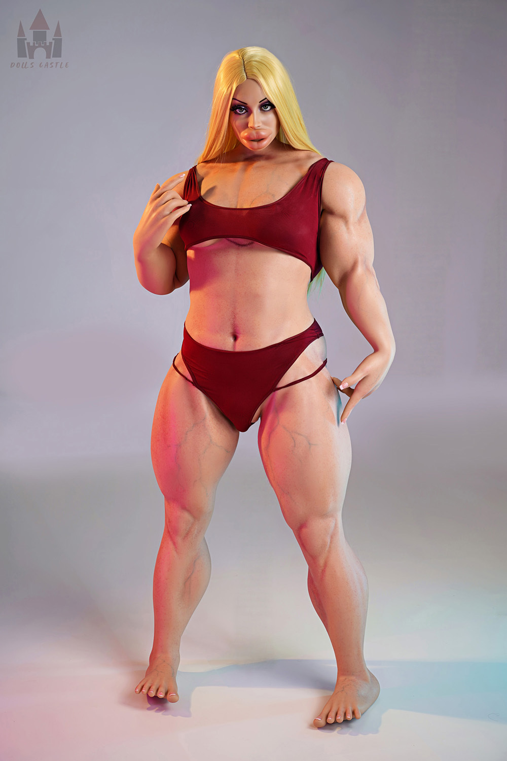 160cm B-Cup Shemale Silicone Sex Doll - Marovelle Western Face Trans Doll – Busty Silicone Body