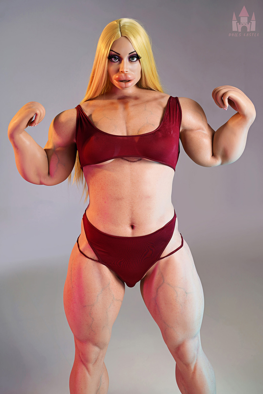 160cm B-Cup Shemale Silicone Sex Doll - Marovelle Western Face Trans Doll – Busty Silicone Body