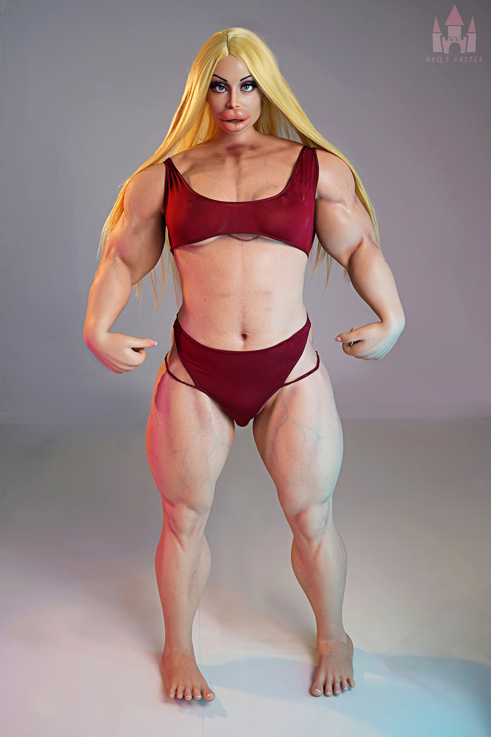 160cm B-Cup Shemale Silicone Sex Doll - Marovelle Western Face Trans Doll – Busty Silicone Body