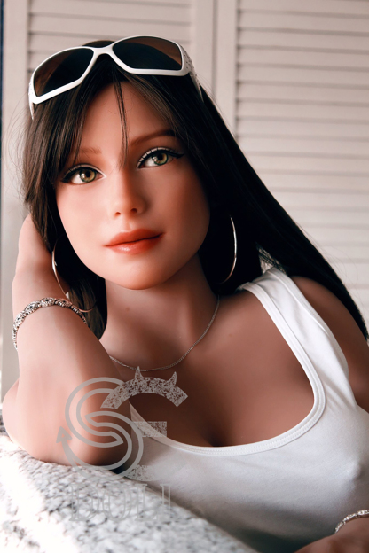 161cm/5ft3 F-Cup TPE Sex Doll - Imani-DollsLover Official Store