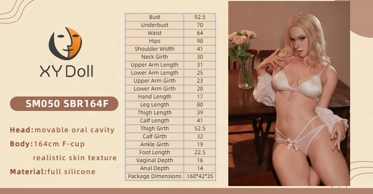 164cm F-Cup Silicone Sex Doll - Nadine | Premium Silicone, Real Feel Experience