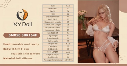 164cm F-Cup Silicone Sex Doll - Nadine-DollsLover Official Store