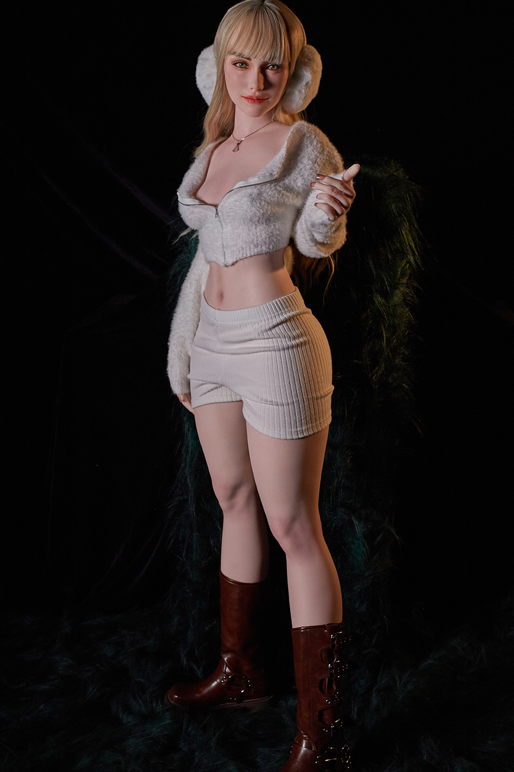 160cm A-Cup Silicone Sex Doll - Ximara Adorable Silicone Companion with Cute & Delicate Features