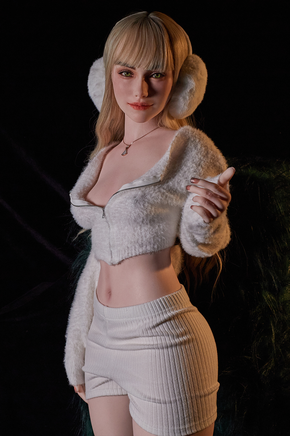 160cm A-Cup Silicone Sex Doll - Ximara Adorable Silicone Companion with Cute & Delicate Features