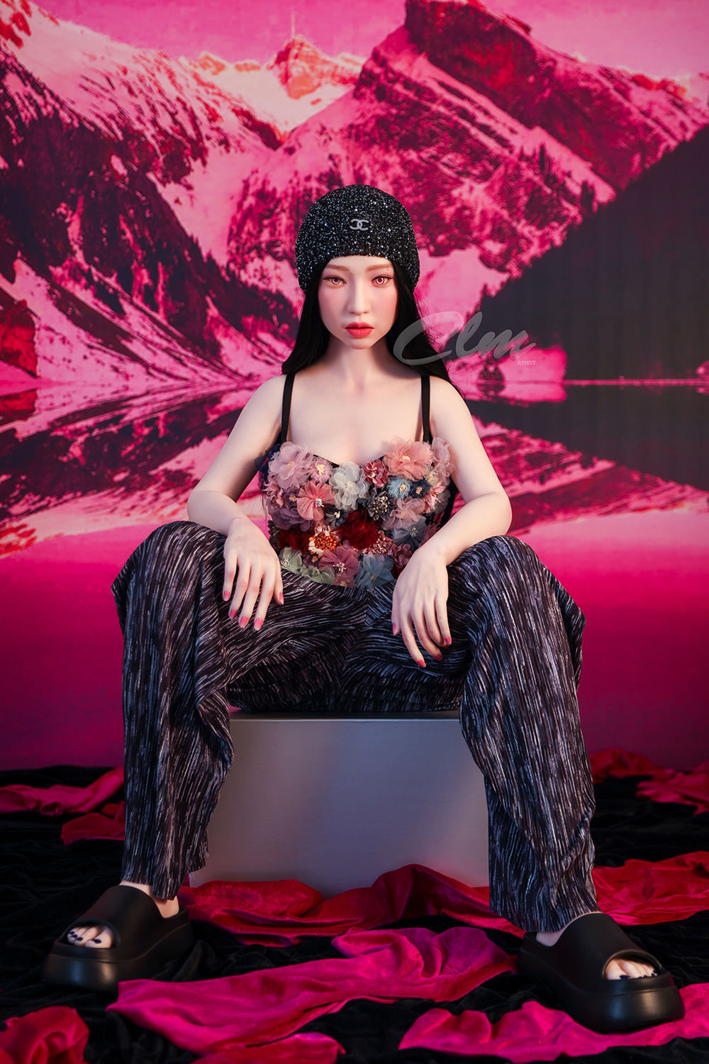 160cm A-Cup Silicone Sex Doll - Ravella Petite Silicone Companion with Glass Skin & Youthful Vibes