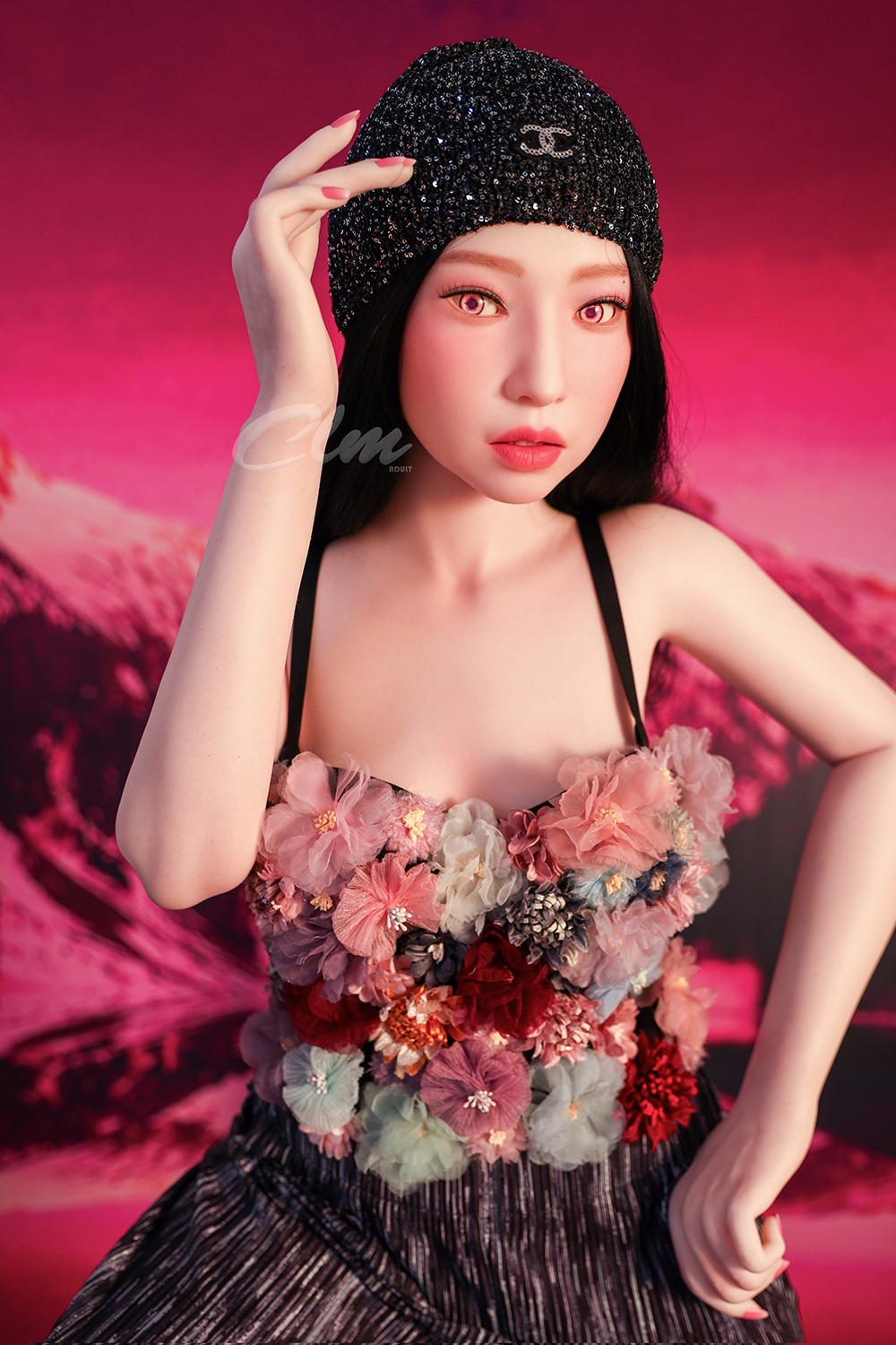 160cm A-Cup Silicone Sex Doll - Ravella Petite Silicone Companion with Glass Skin & Youthful Vibes