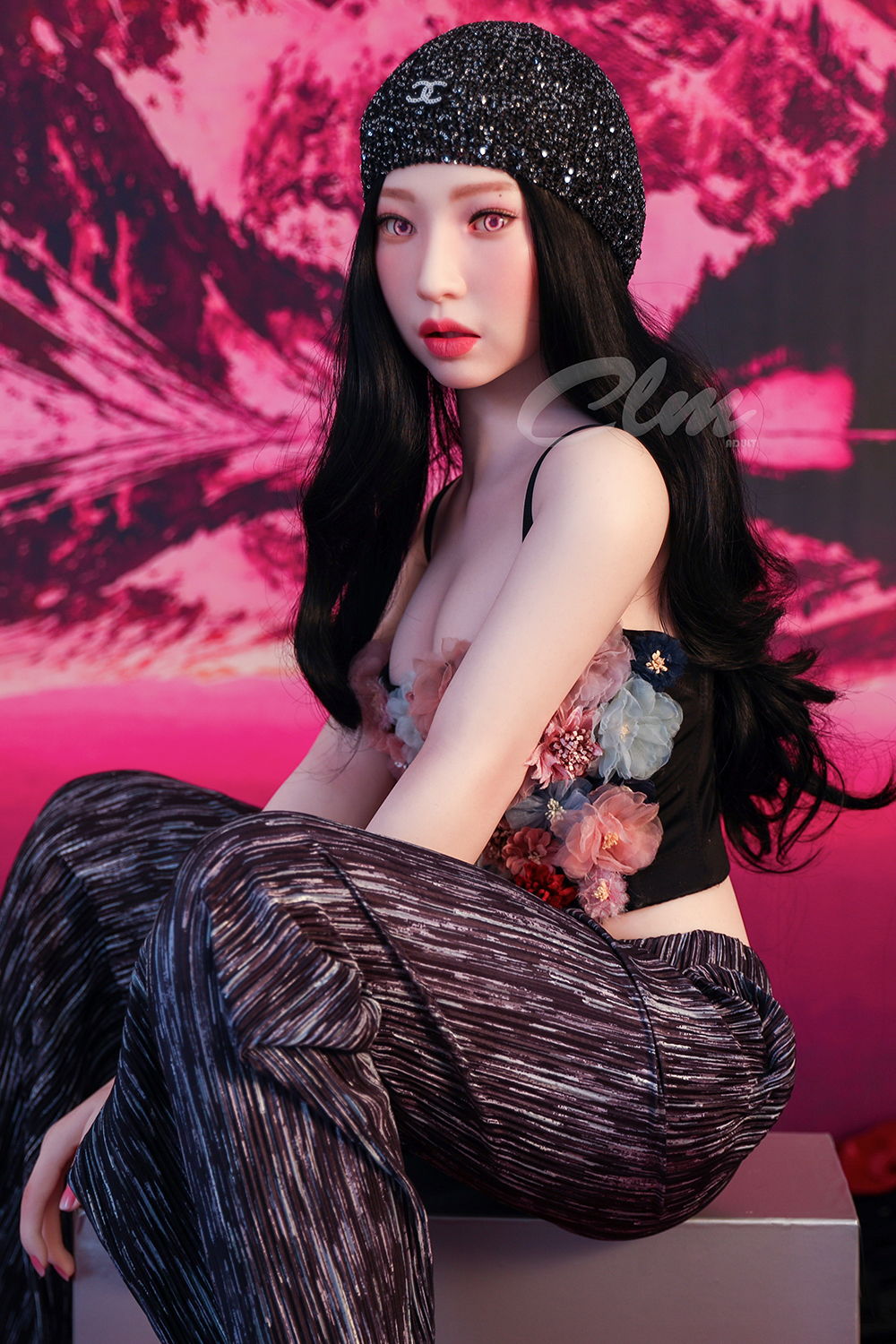 160cm A-Cup Silicone Sex Doll - Ravella Petite Silicone Companion with Glass Skin & Youthful Vibes