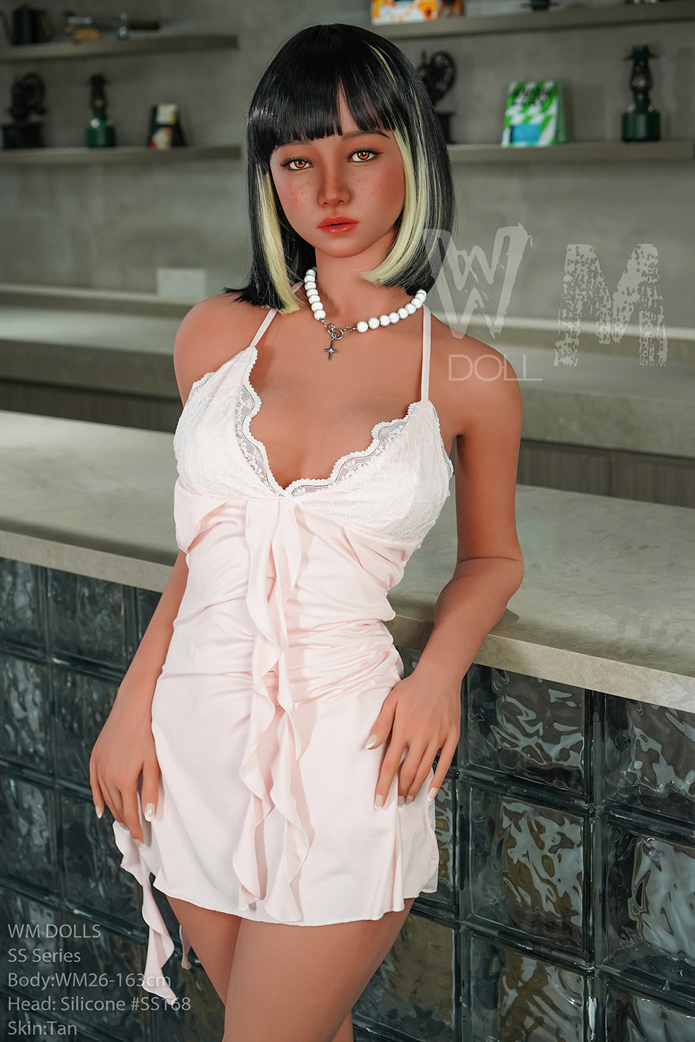 163cm/5ft4 D-Cup Silicone Head Sex Doll – Elisabetta | Realistic Touch, Premium Silicone Experience
