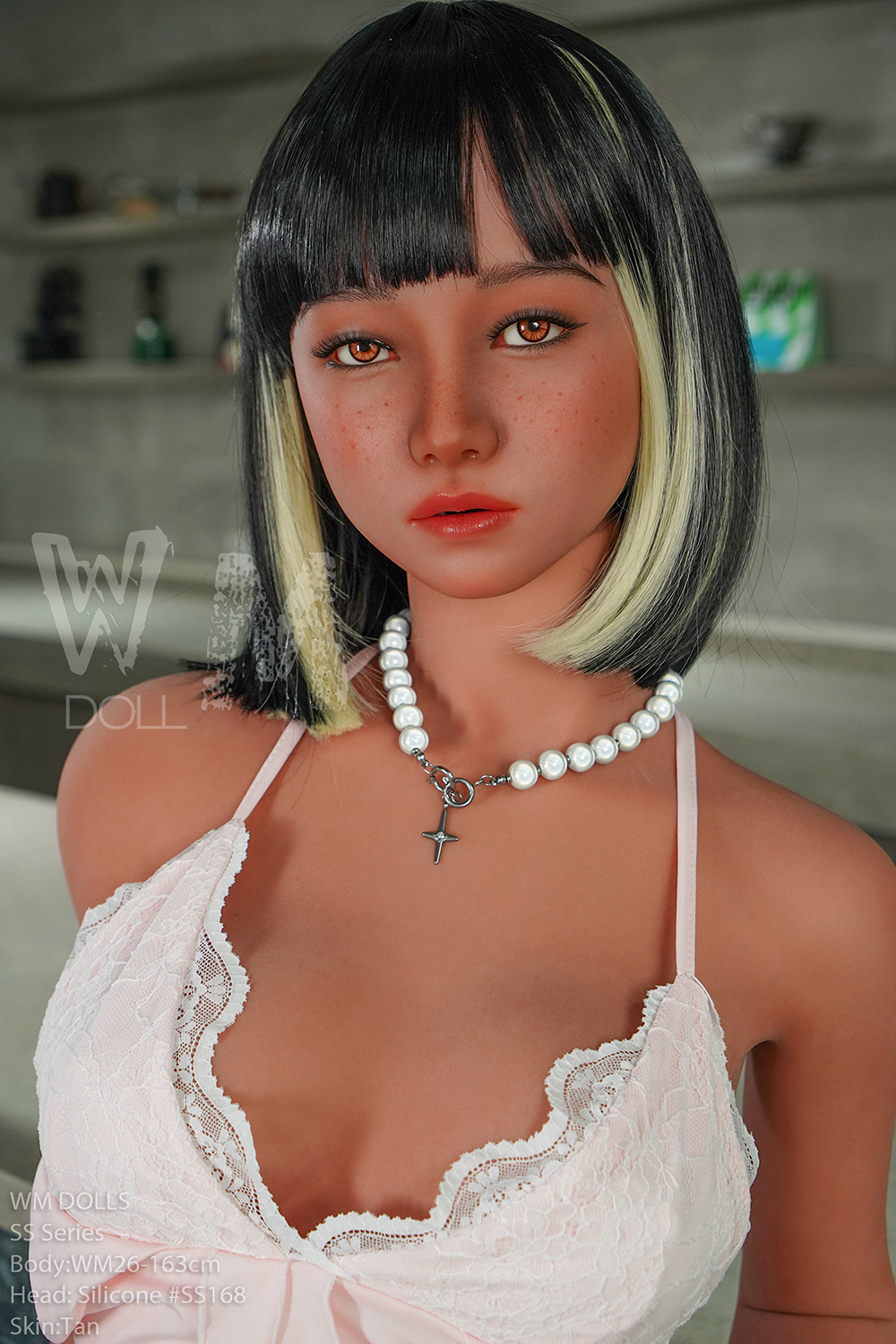 163cm/5ft4 D-Cup Silicone Head Sex Doll – Elisabetta | Realistic Touch, Premium Silicone Experience