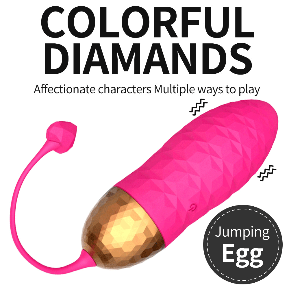 Yeain Colorful Diamond Vibrating Egg - Remote Control