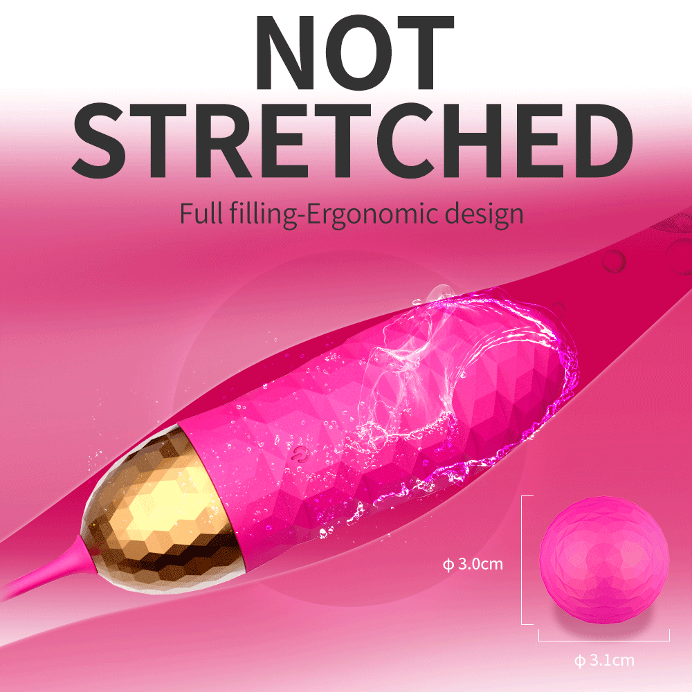 Yeain Colorful Diamond Vibrating Egg - Remote Control