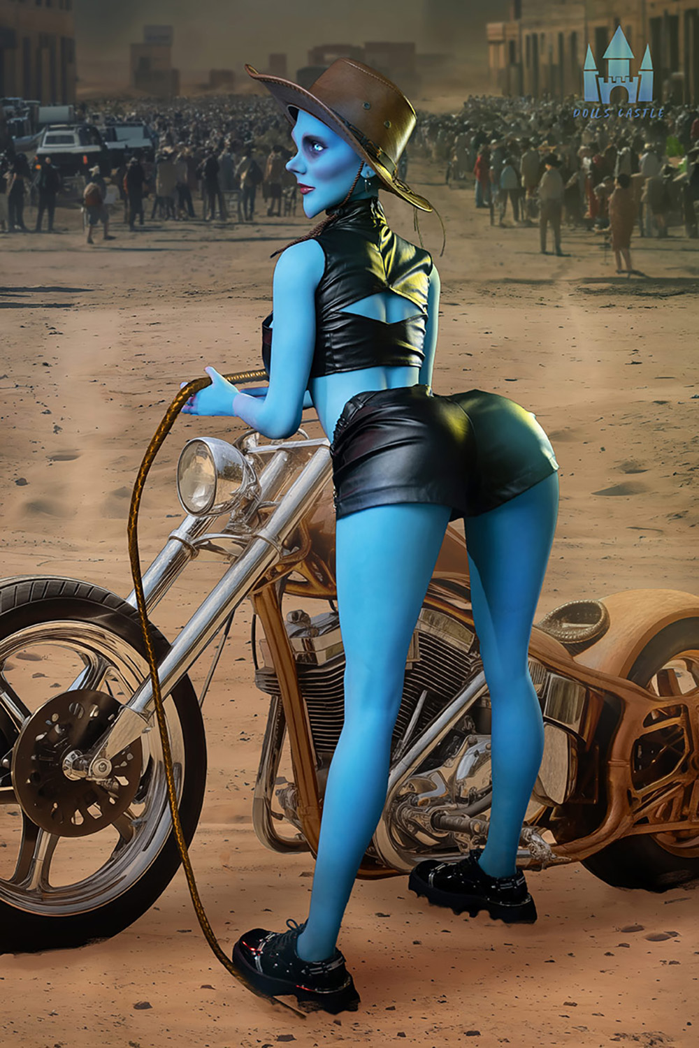 170cm G-Cup TPE Sex Doll - Luthira Life-Size Sci-Fi Alien Doll, Mature Look, Curvy TPE Body