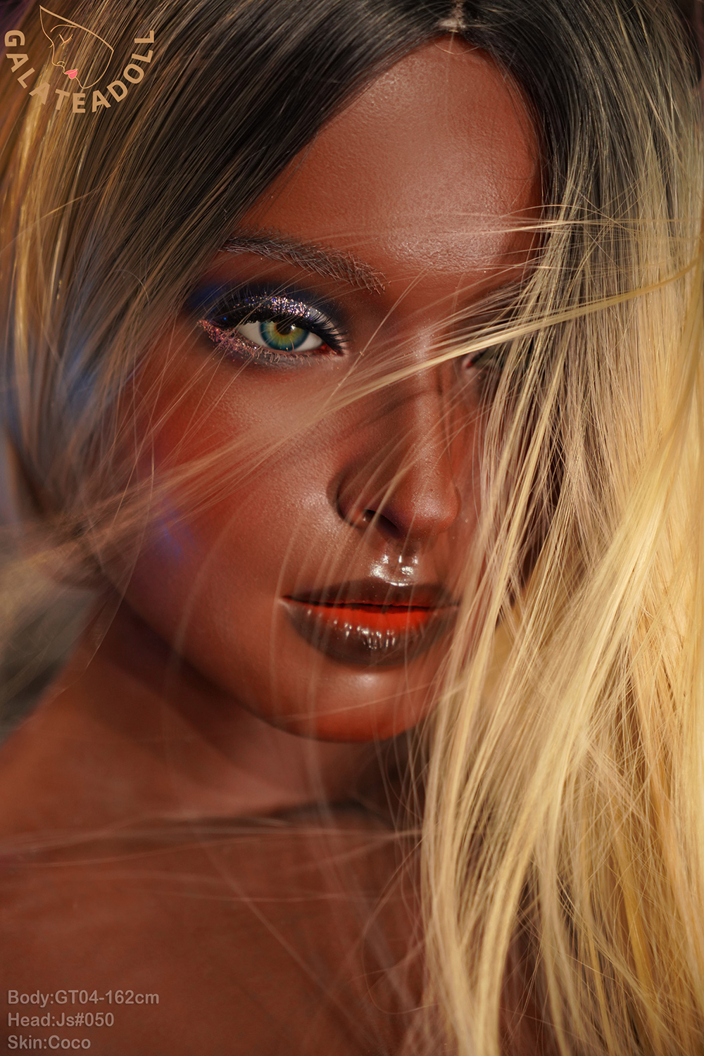 162cm D-Cup Silicone Sex Doll - Mariselle | Blonde Elegance, Cocoa Skin, Real Feel