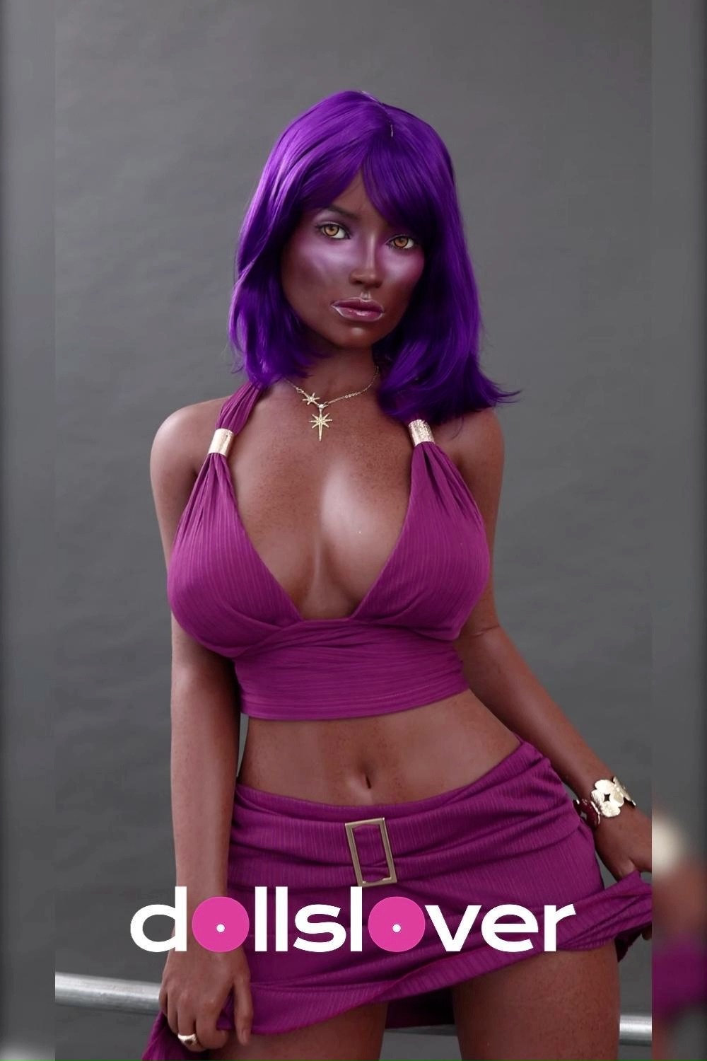 163cm D-Cup Silicone Sex Doll - Isvella High-End Silicone Sex Doll – Busty D-Cup Ebony Beauty 163cm Life Size Realistic Doll