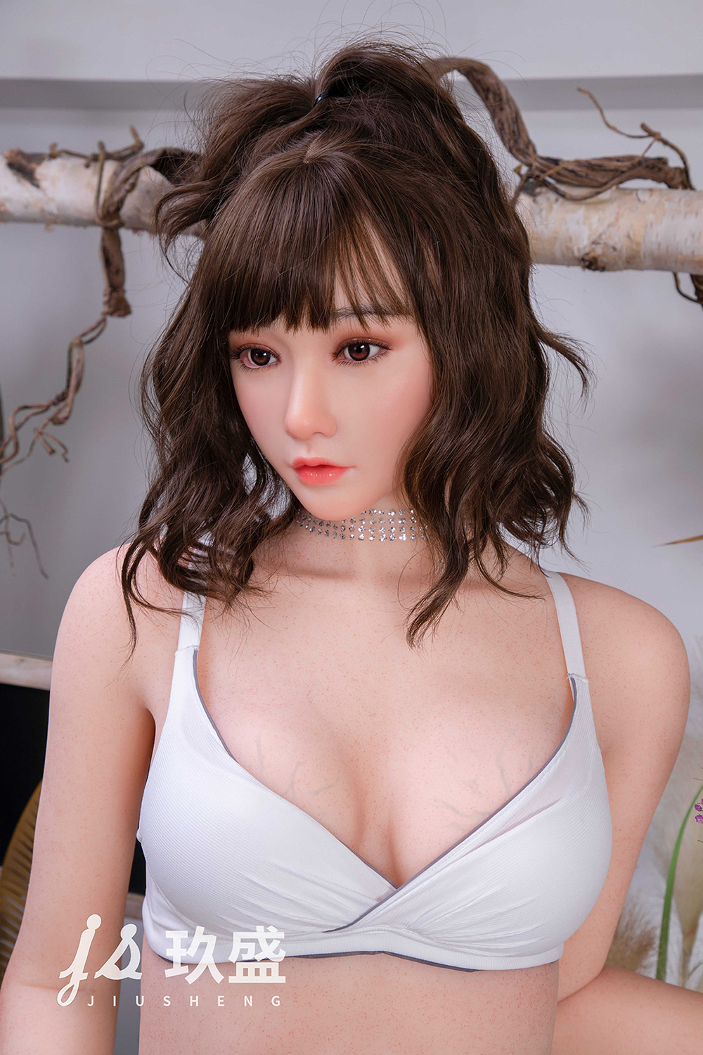 160cm D-Cup Silicone Head TPE Body Sex Doll - Helyndra