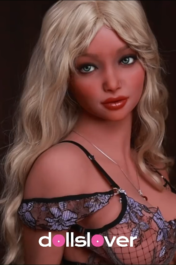 166cm/5ft5 C-Cup Silicone Head Sex Doll - Shalina | Lifelike Blonde, Sexy, Tanned European Look