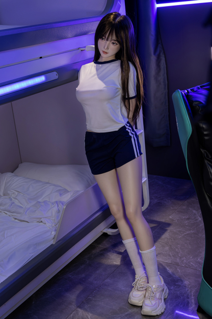 150cm C-Cup Silicone Realistic Lovely Black Hair Sex Doll - Aeralyn for Sale | DollsLover Official Store | Qita Doll
