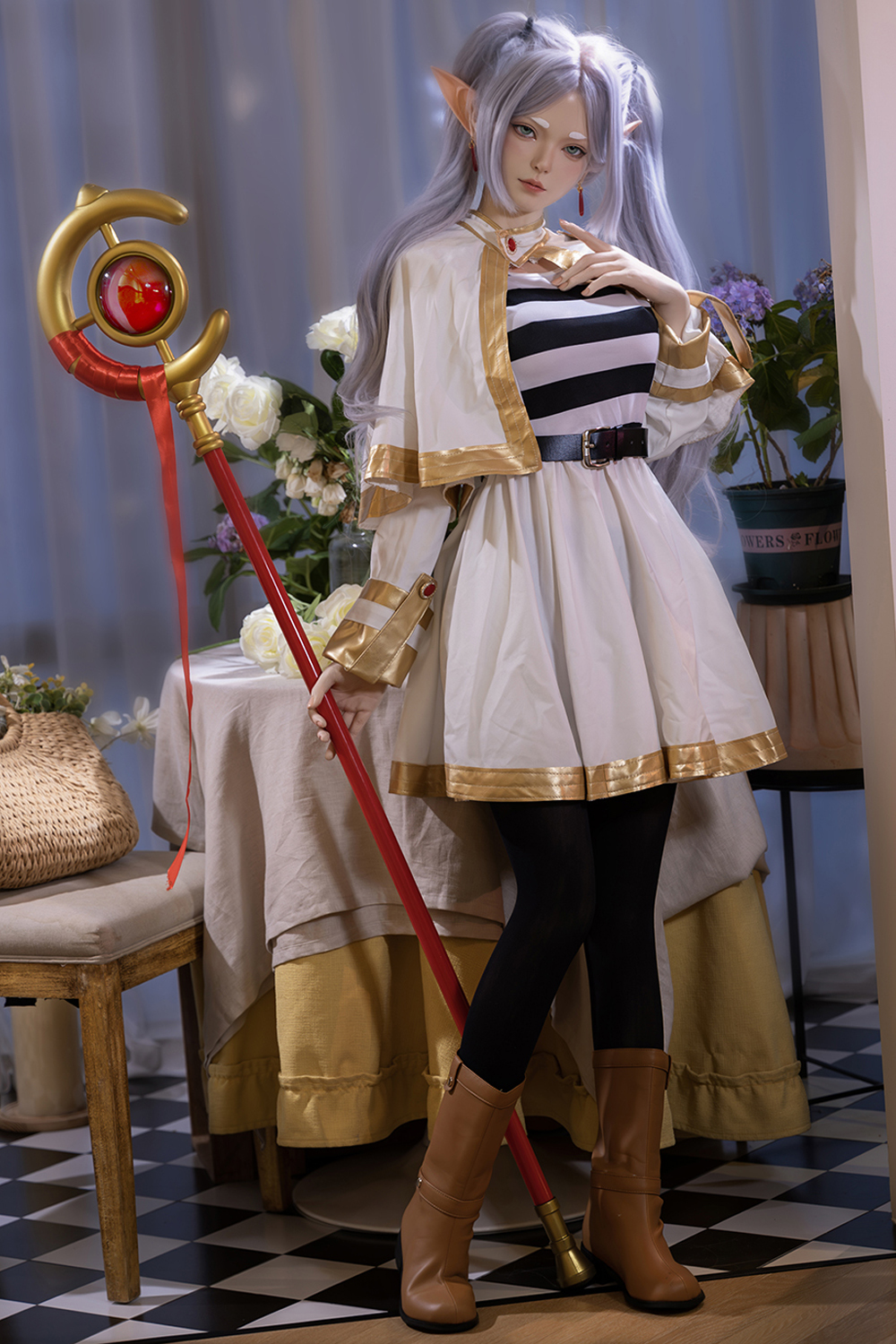 158cm D-Cup Silicone Sex Doll - Olyndra Tall Silicone Doll with Full Proportions