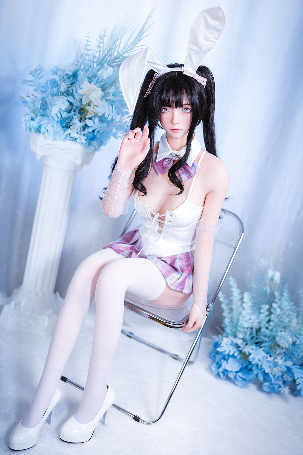 158cm D-Cup Silicone Sex Doll - Cassaria Soft Silicone Sex Doll with Skin-Like Touch Sensation