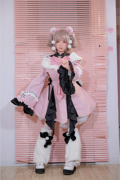 150cm C-Cup Silicone Lifelike Cosplay Pink Hair Sex Doll - Serina for Sale | DollsLover Official Store | Qita Doll
