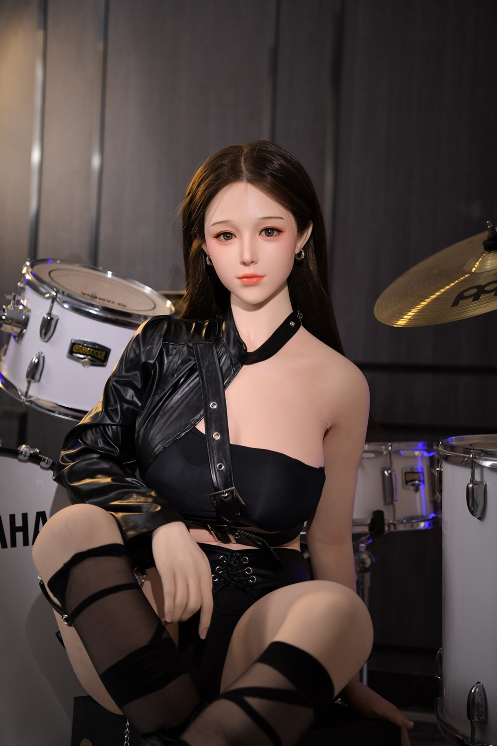 168cm D-Cup Silicone Sex Doll - Vania | Band Girl Cosplay, Realistic Silicone Craftsmanship