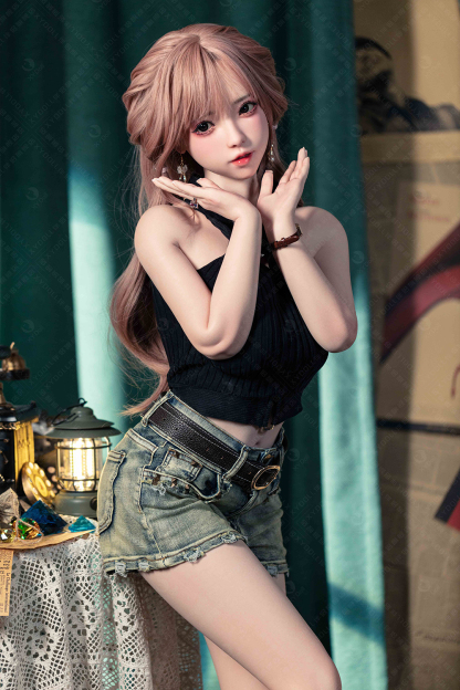 150cm C-Cup Silicone Lifelike Adorable Pink Hair Sex Doll - Lurelle for Sale | DollsLover Official Store | Qita Doll
