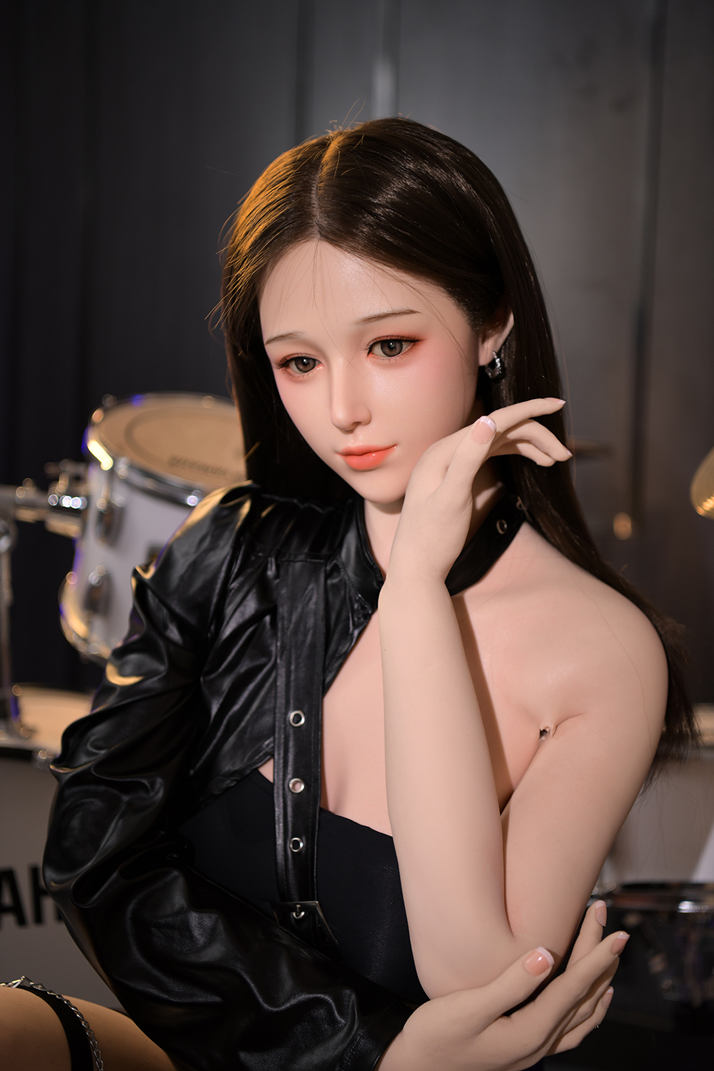 168cm D-Cup Silicone Sex Doll - Vania | Band Girl Cosplay, Realistic Silicone Craftsmanship